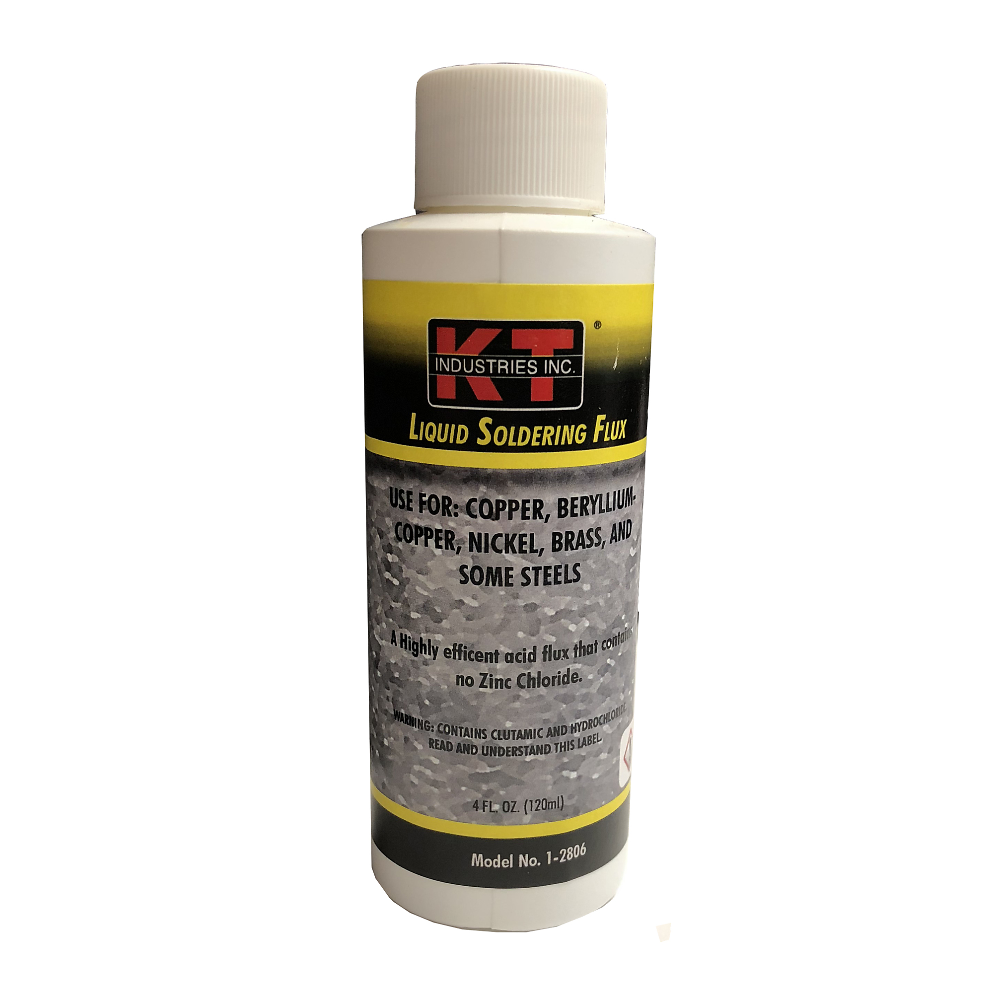 K-T Industries Liquid Flux — 4 Oz., Water Soluble, Model# 1-2806